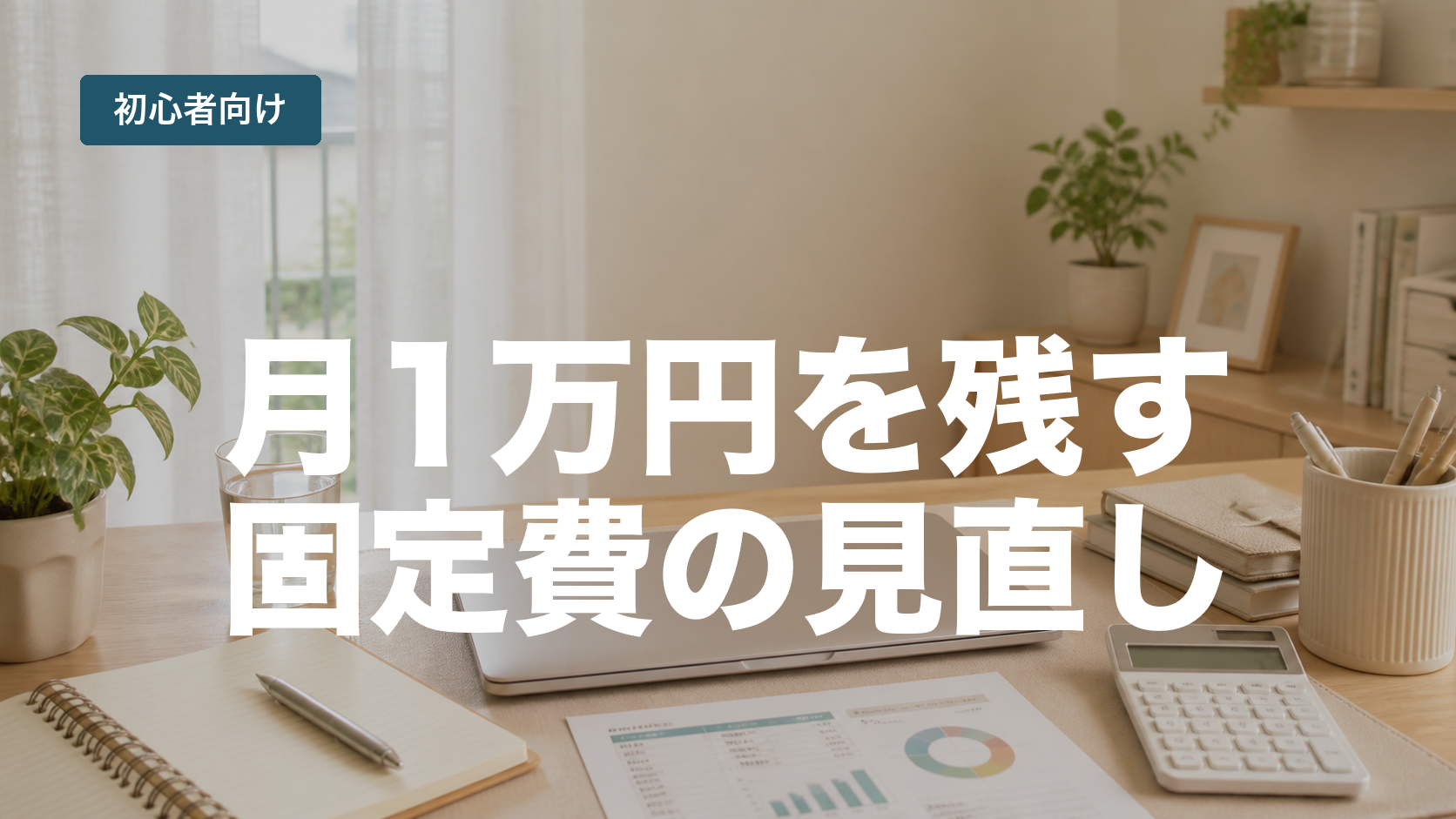 月1万円を残すために最初に見た固定費