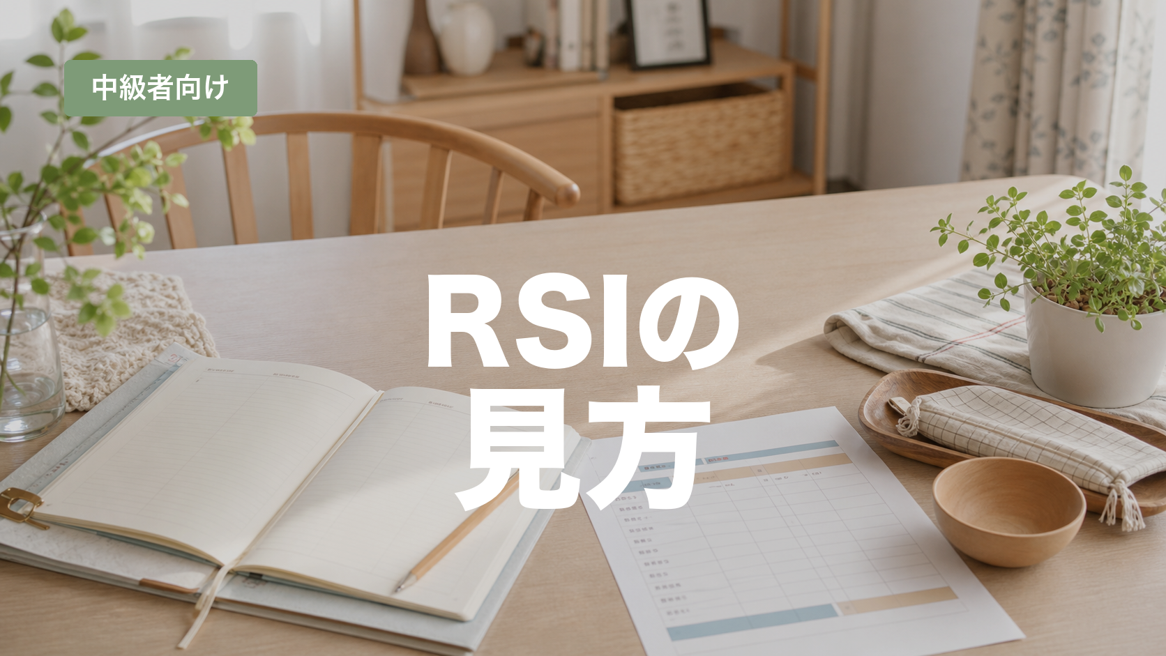 RSIの見方を解説する記事のアイキャッチ